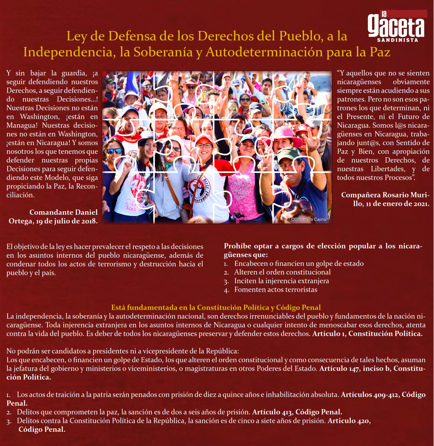 Defensa De La Soberanía Nacional Nuestro Derecho A La Autodeterminación 7375