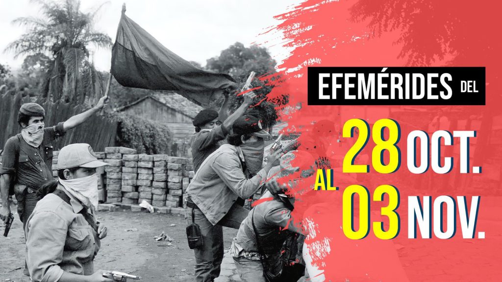  Honor y Gloria a los héroes de la lucha sandinista en Nicaragua.