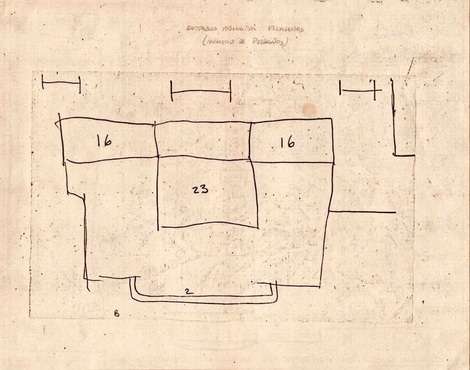 Plano original de la operación