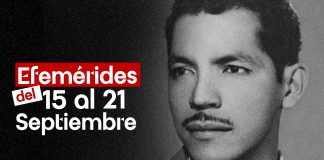 Efemérides de la lucha de nuestro pueblo del 15 al 21 de Septiembre