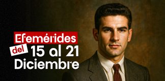 Efemérides de la Lucha de Nuestro Pueblo ddel 15 al 21 de Diciembre