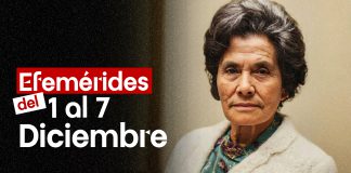 Efemérides de la Lucha de Nuestro Pueblo del 1 al 7 de diciembre