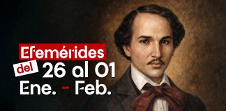 Efemérides de la Lucha de Nuestro Pueblo del 26 de Enero al 01 de Febrero Efemérides de la Lucha de Nuestro Pueblo del 26 de Enero al 01 de Febrero
