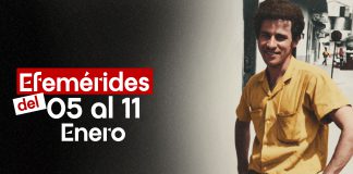 Efemérides de la Lucha de Nuestro Pueblo del 05 al 11 de Enero